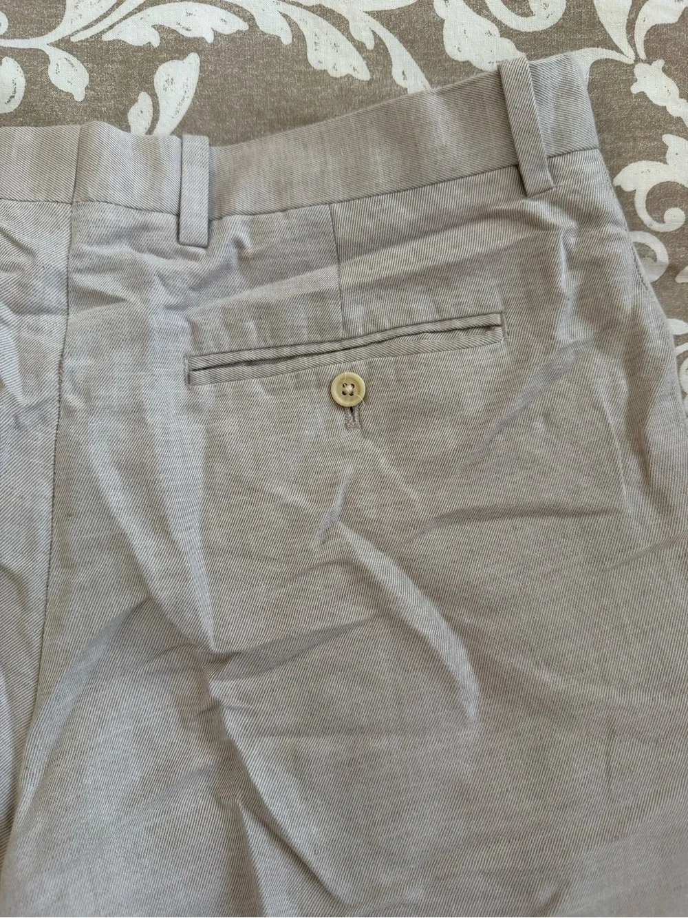 Perry Ellis Portfolio Modern Fit Light Beige Dress Pants